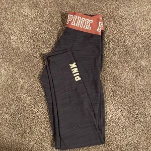 PINK fleece lined leggings